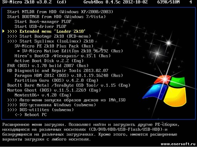2k10 Live CD. Мультизагрузочная флешка программа. Бут-менеджер.